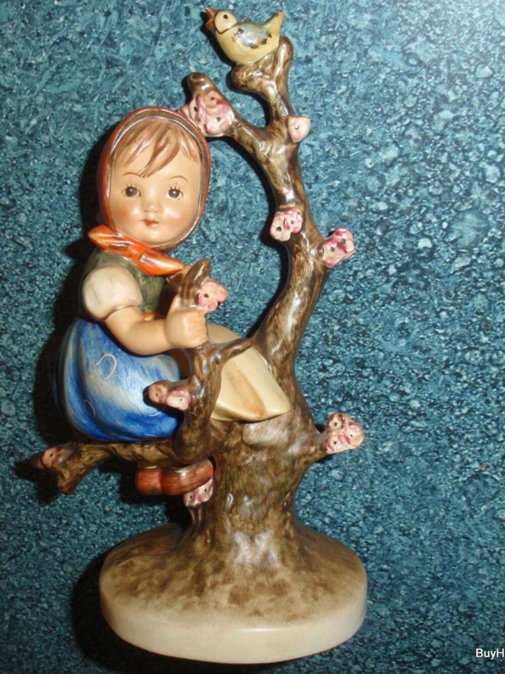 1950s " Apple Tree Girl" Goebel Hummel Figurine #141/1 TMK2 FULL BEE - Antique! - Picture 11 of 11